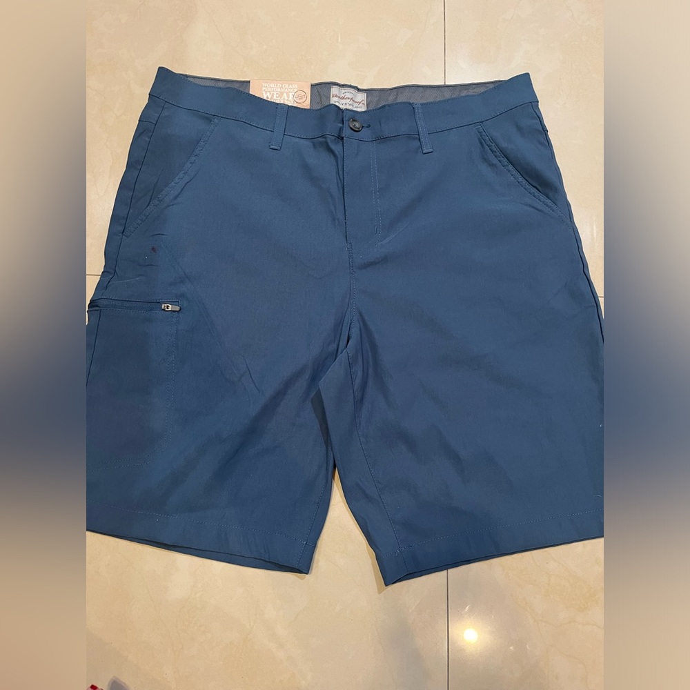 Original weather proof vintage blue shortss size 38